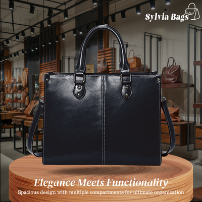 Camille | Elegant Leather Tote Bag
