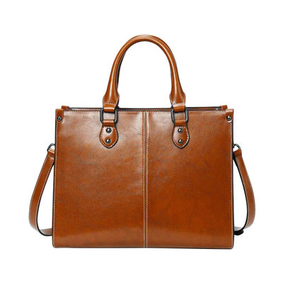 Camille | Elegant Leather Tote Bag