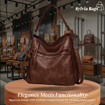 Celine | Multi-Zip Urban Hobo Bag