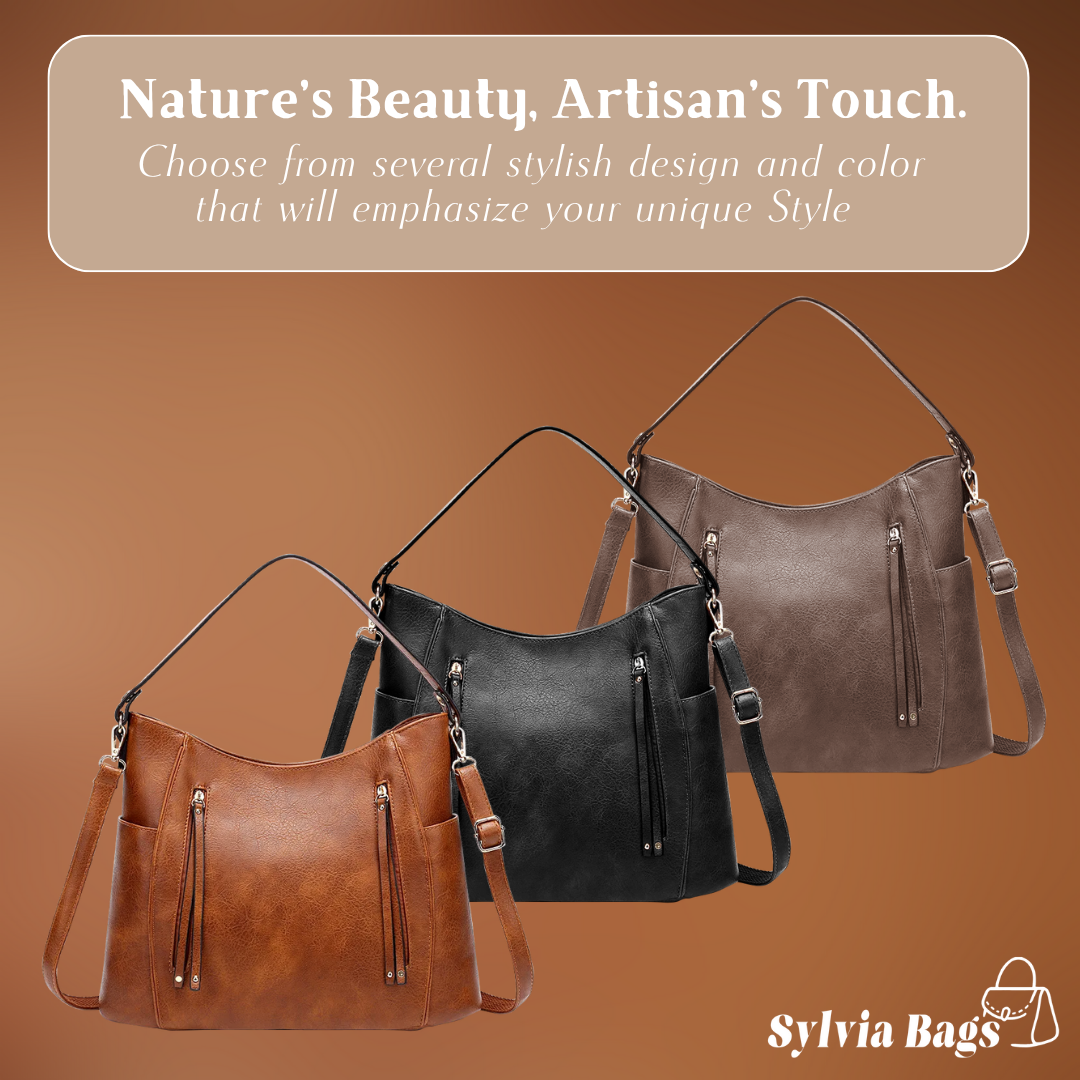 Natalie | Curved Hobo Shoulder Bag