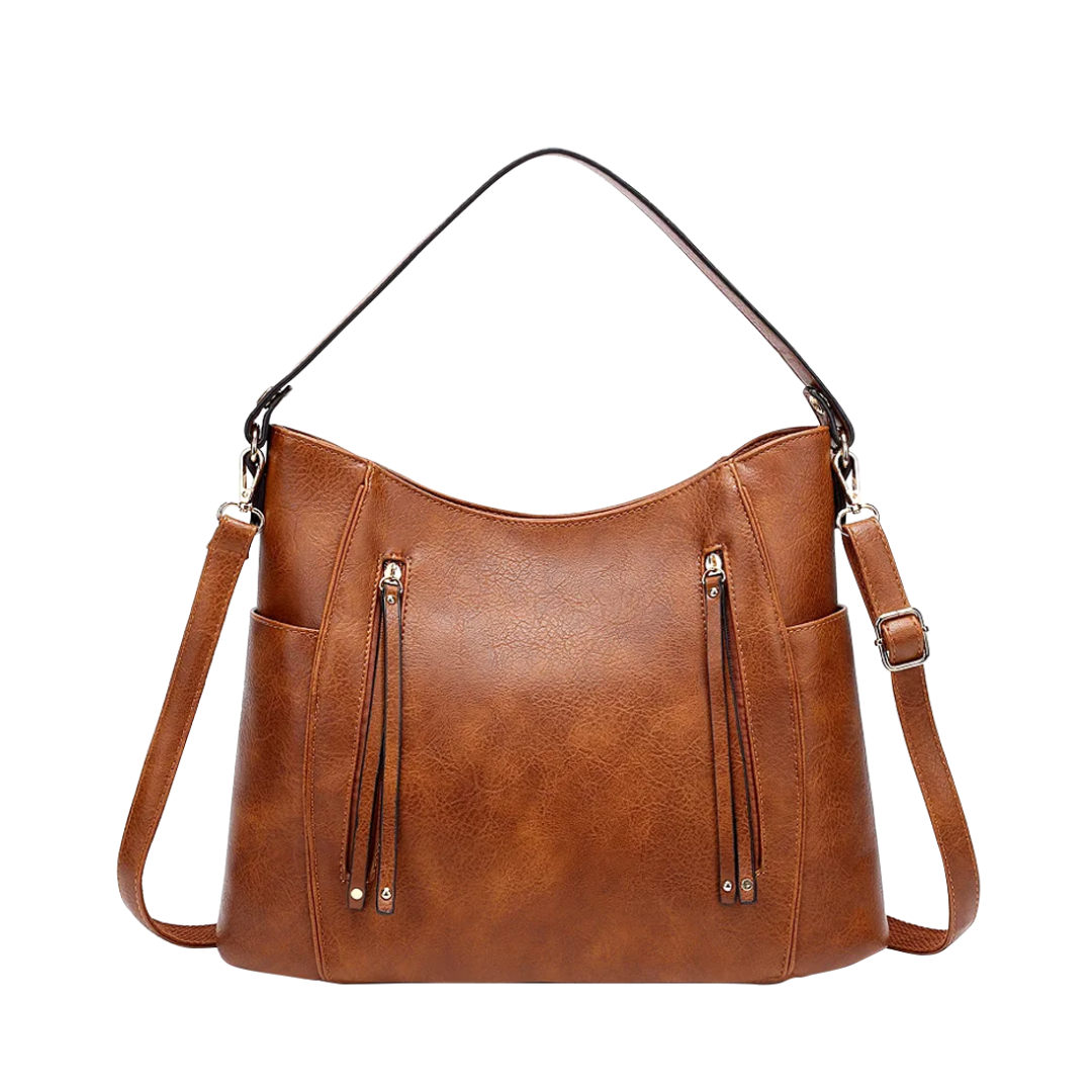 Natalie | Curved Hobo Shoulder Bag