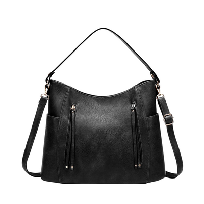 Natalie | Curved Hobo Shoulder Bag