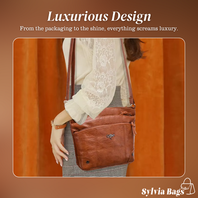 Leonoire | Stitched Panel Crossbody Bag