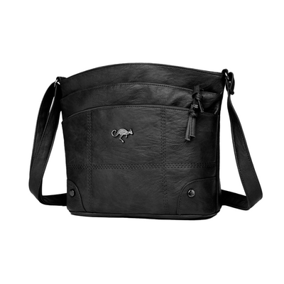 Leonoire | Stitched Panel Crossbody Bag
