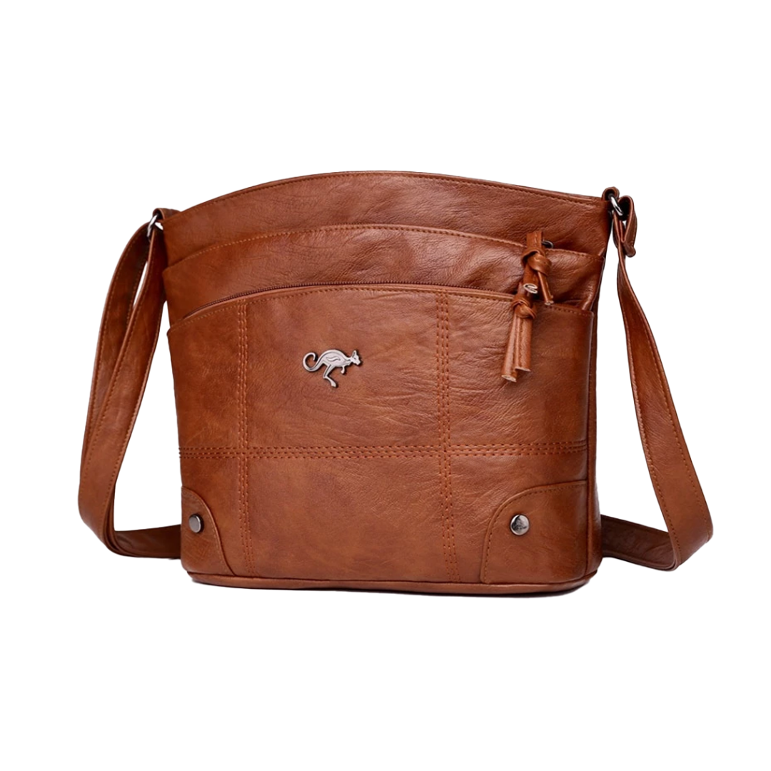 Leonoire | Stitched Panel Crossbody Bag
