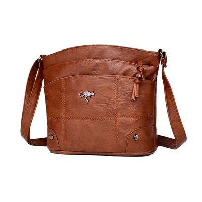 Leonoire | Stitched Panel Crossbody Bag