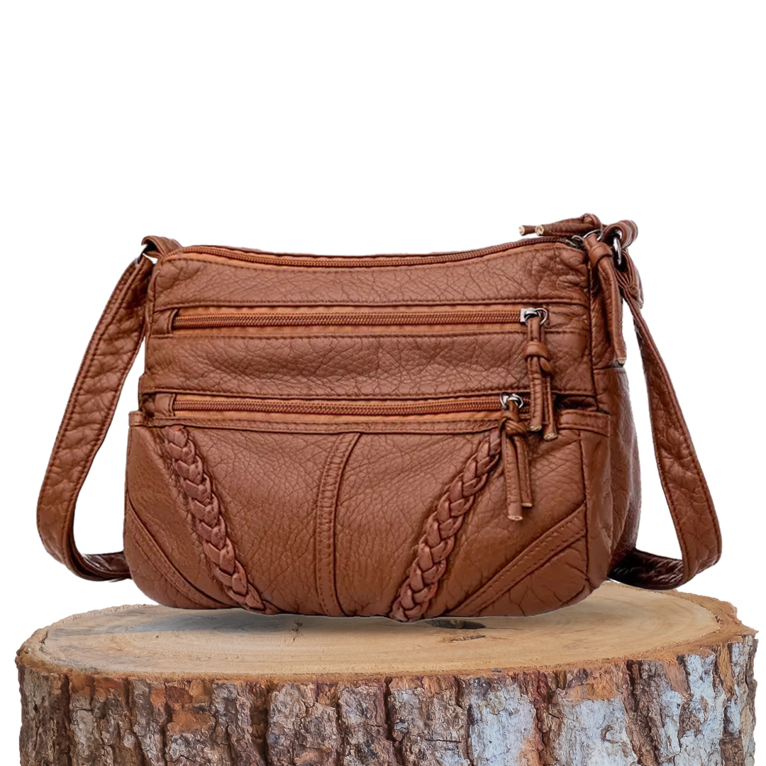 Isabelle | Braided Charm Crossbody Bag