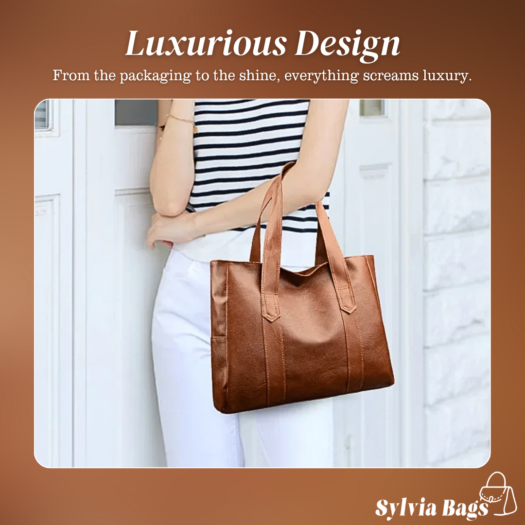 Mary | Classic Structured Tote Bag