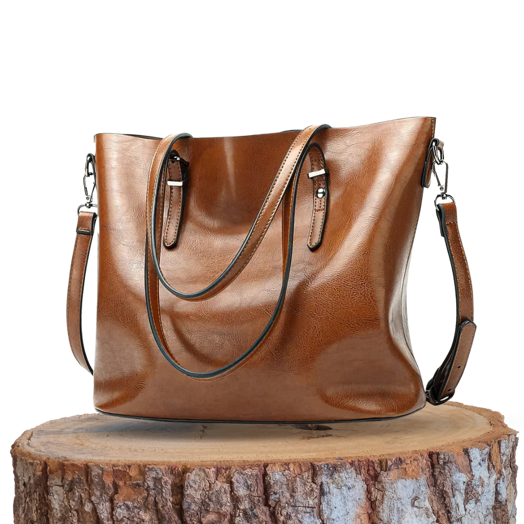 Valentina | Classic Leather Shoulder Bag
