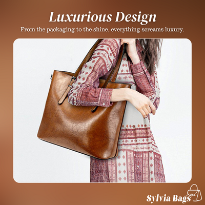 Valentina | Classic Leather Shoulder Bag