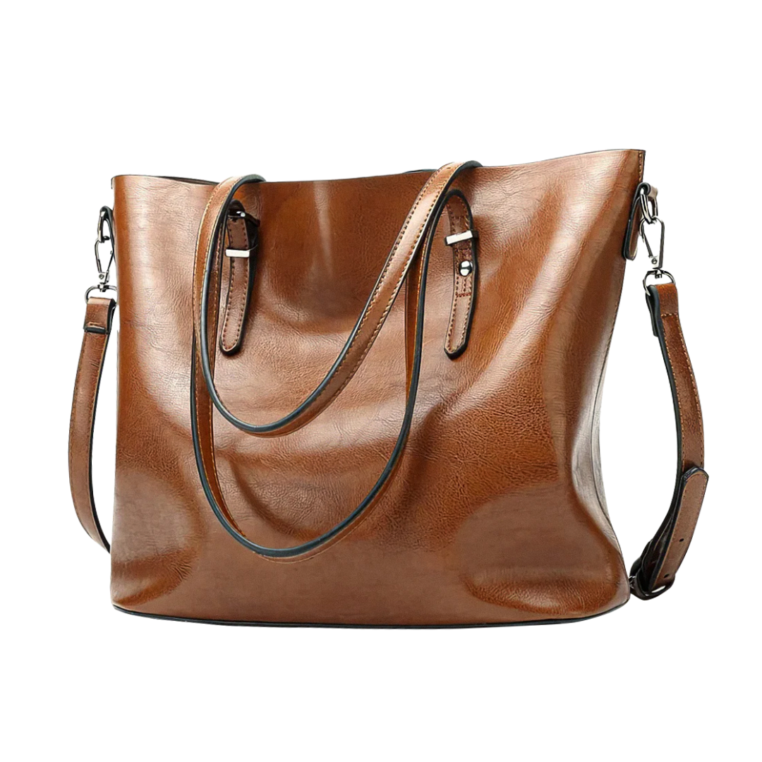 Valentina | Classic Leather Shoulder Bag