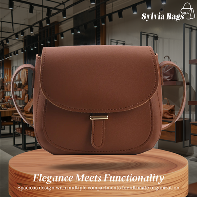 Astria | Vintage Saddle Crossbody Bag