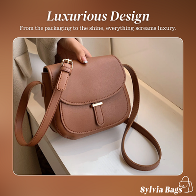Astria | Vintage Saddle Crossbody Bag