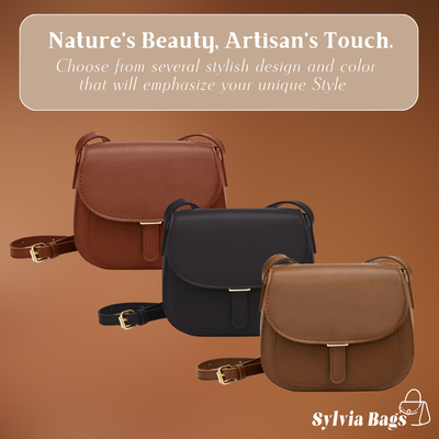 Astria | Vintage Saddle Crossbody Bag