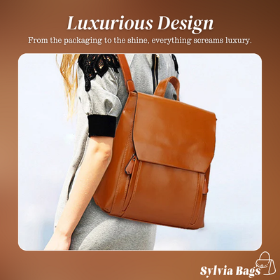 Lina | Vintage Leather-Look Backpack