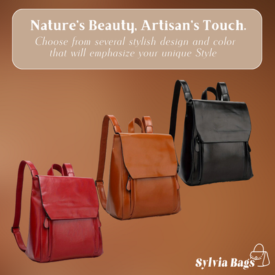 Lina | Vintage Leather-Look Backpack