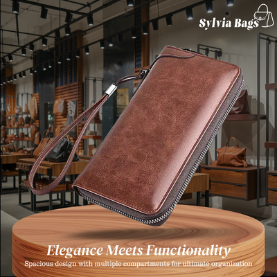 Alma | Secure Zip RFID Clutch Wallet